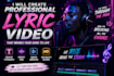 create a professional animated lyric video for your song