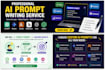 write powerful ai prompts for chatgpt, midjourney, gemini and claude