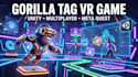 create a custom gorilla tag VR fan game in unity