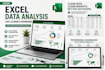 do excel data analysis, data cleaning and dashboard creation
