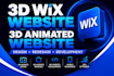 design 3d website,  3d animation website, interactive website, 3d wix design,