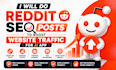 do reddit seo post to boost website traffic for ai app