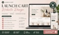 build launch cart store website design and ecommerce setup