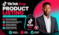 do tiktok shop product listing and SEO optimization