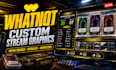 design custom whatnot break boards, overlays and stream graphics