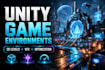 create immersive 3d game environments in unity