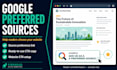 add a google preferred sources button to your website