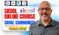 setup skool community, create skool course content and course curriculum