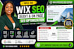 do wix SEO audit and on page optimization, google ranking