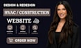 build squarespace hvac business website, squarespace website design