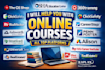 do online course and its test