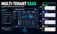 develop a multi tenant laravel saas web application