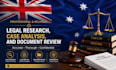 provide legal research case analysis document review document review analysis