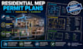 create residential mep, hvac electrical plumbing design, permit plans