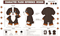 design custom plush reference sheet kawaii plushie toy stuffed animal tech pack
