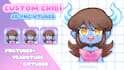 design pngtuber veadotube chibi style model for streaming