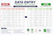 do accurate data entry and excel spreadsheet work