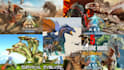 create a ark survival ascended creature mod, and full server