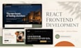 build a modern responsive react landing page