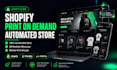 design shopify print on demand store with printify,  printful
