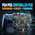 design ps4 ps5 game controller pcb, hardware, circuit and embedded firmware