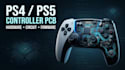 design ps4 ps5 game controller pcb, hardware, circuit and embedded firmware
