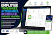 build an automated employee timesheet, attendance, schedule, payroll tracker