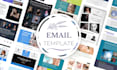 design professional mailchimp email template newsletter