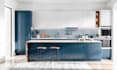 create custom 3d kitchen design, cabinet layout and 3d rendering