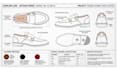 create shoe tech pack and footwear