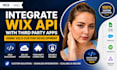 integrate wix API with third party apps using velo custom development