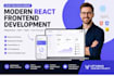 build a responsive react next js frontend website
