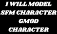 model 3d sfm character, l4d2 character