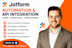 setup jotform automation jotform API integration page designer jotform newslette