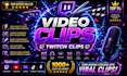 twitch clips stream highlights video editing