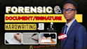 do forensic handwriting and signature analysis, comparison with forensic report