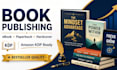 do book design, book formatting and publish book on amazon