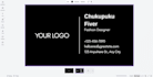 create a simple business card logo