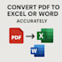 convert pdfs and encode data accurately