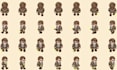 create 8 bit and 16 bit pixel art sprite sheets and animation for games