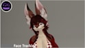 create custom furry vrchat avatar with face tracking sfw fursona unity model