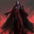 do fantasy horror vampire character art