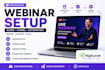 setup webinar, webinar funnel, slides and gohighlevel webinar