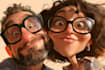 create professional caricatures for couples or wedding gift