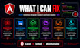fix angular bugs errors and API integration issues