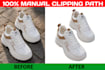 do manual clipping path and background removal