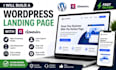 build a wordpress landing page with elementor