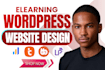 build wordpress lms website on learnworld tutorlms talentlms buddyboss absorblms