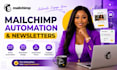 set up mailchimp email automation and newsletters