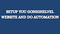 gohighlevel expert CRM setup, automation funnel building